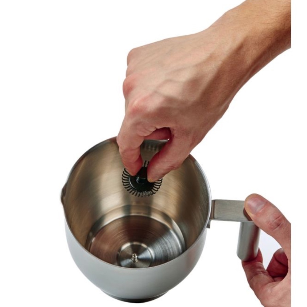 (2) Capresso Froth Select Stainless Steel Milk Pitchers - Picture 2 of 5